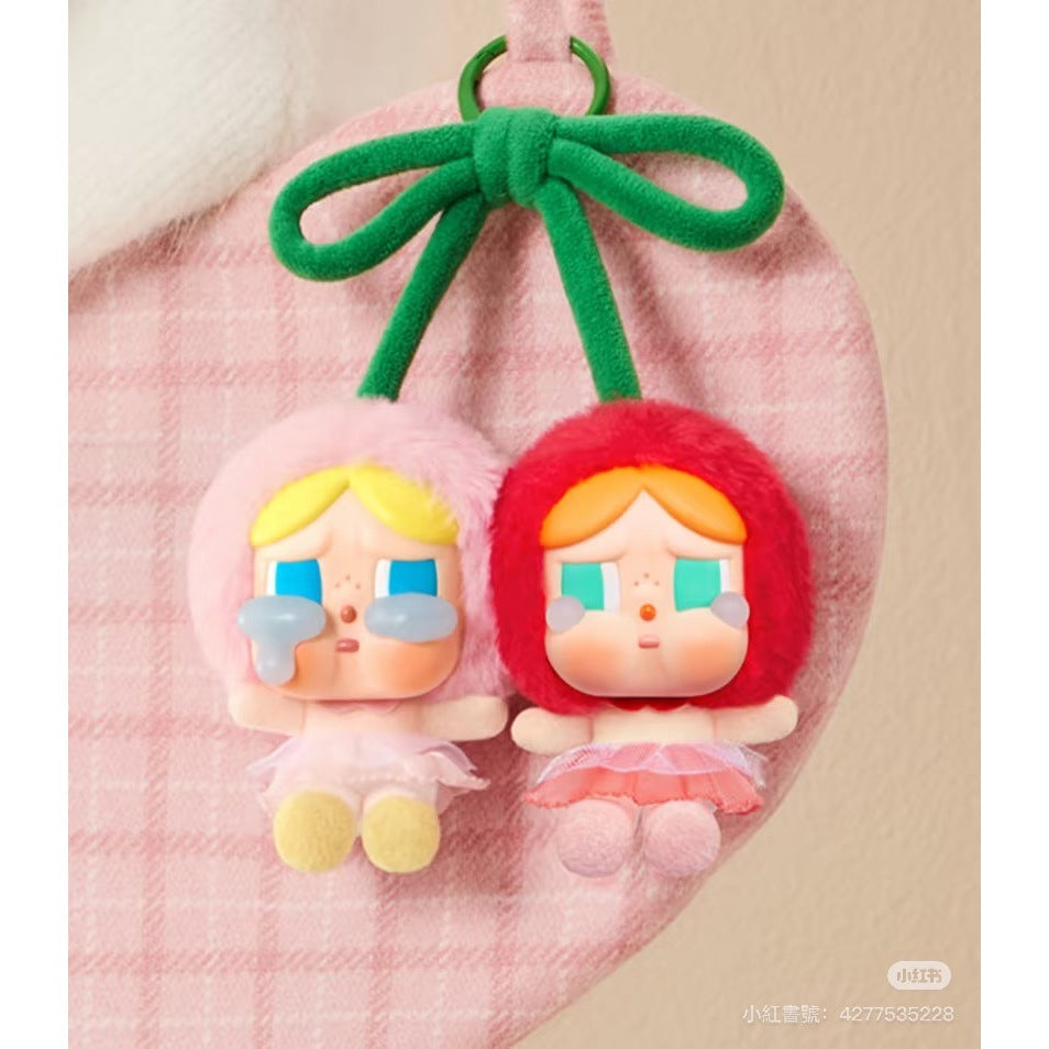 快速預購🔥 哭娃 甜在一起 毛絨搪膠掛件 耳機包 燈芯絨單肩包 漂浮 泡泡瑪特 公仔 CRY BABY 吊卡 哭哭熊