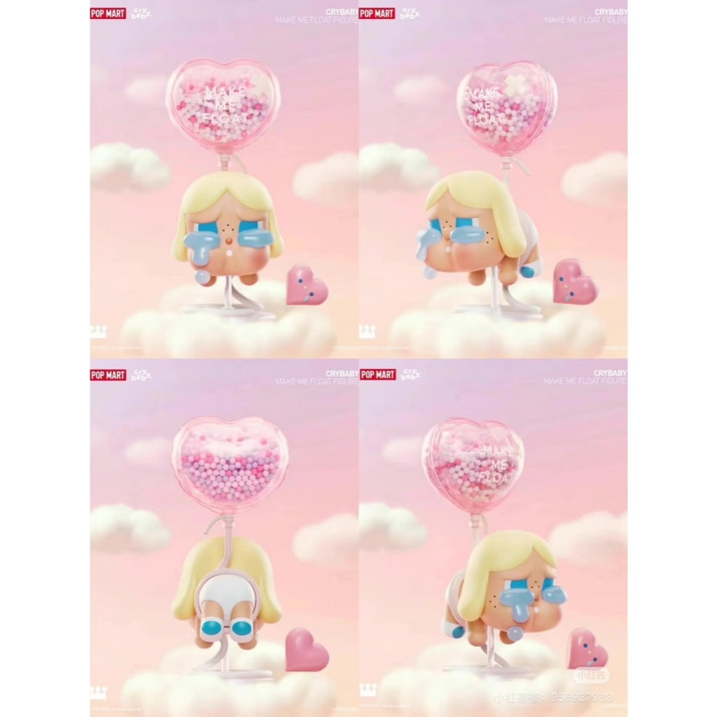 快速預購🔥 哭娃 甜在一起 毛絨搪膠掛件 耳機包 燈芯絨單肩包 漂浮 泡泡瑪特 公仔 CRY BABY 吊卡 哭哭熊