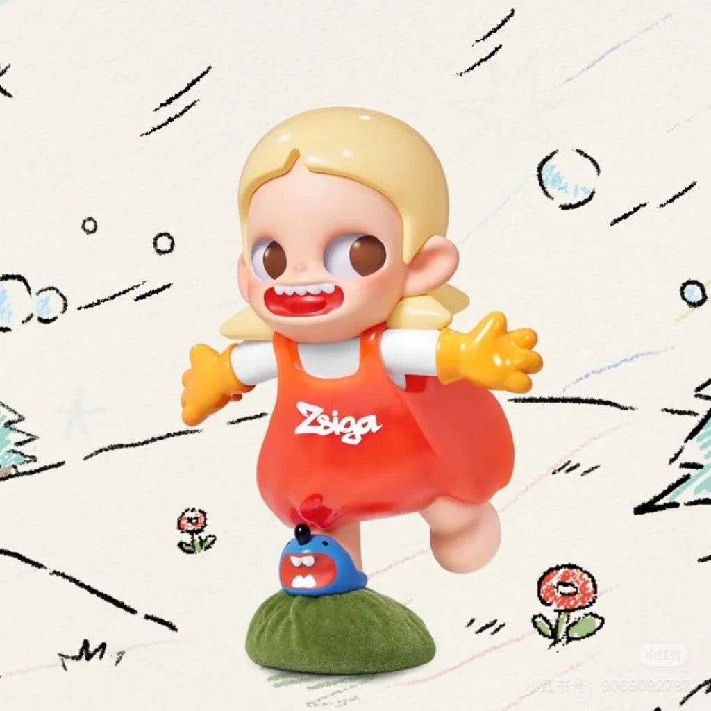 快速預購 ✅ Zsiga 沿線走的人 確認款 隱藏 泡泡瑪特 盲盒 公仔 popmar 日記 讓風灌滿口袋 射箭的人