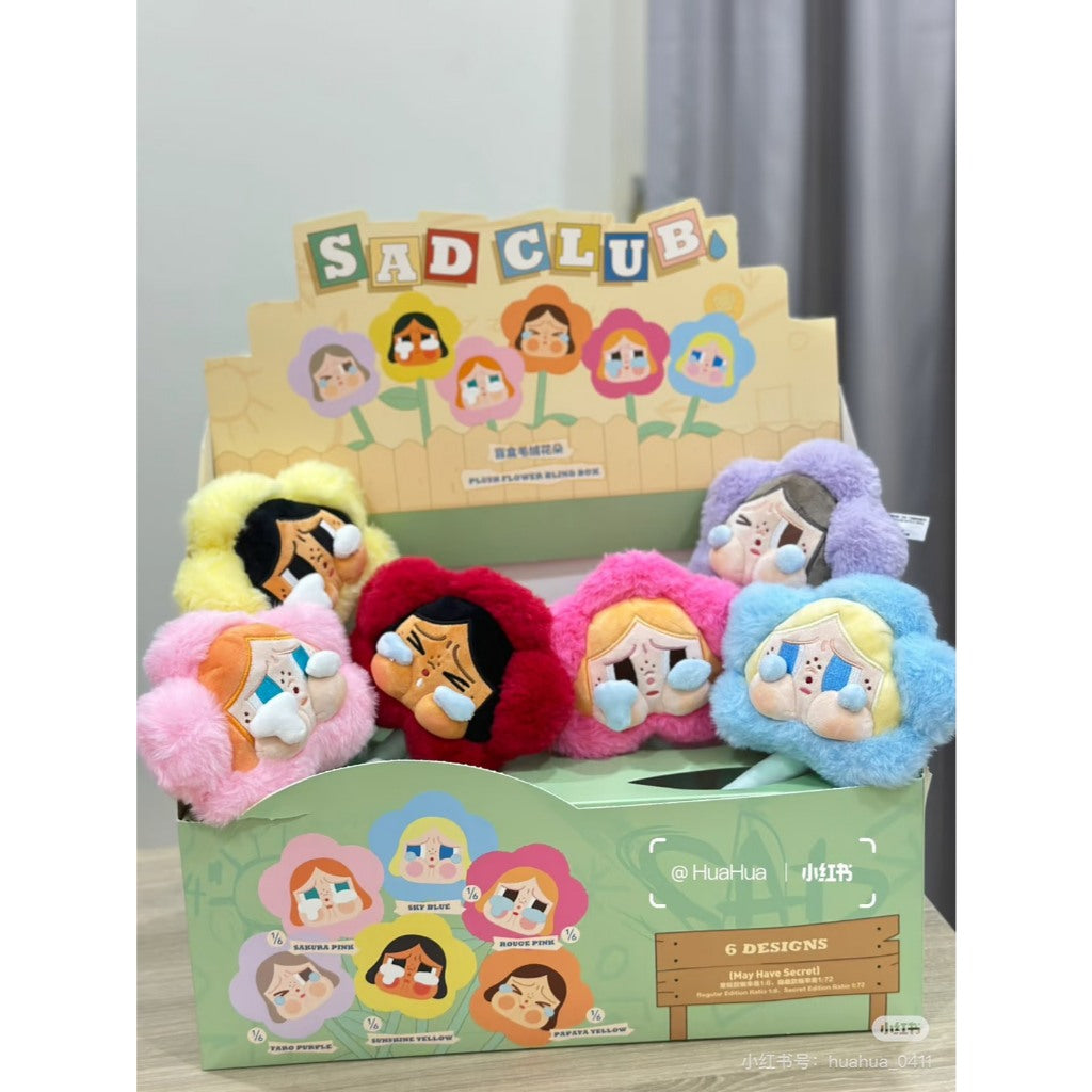 快速預購🔥 哭娃 毛絨花束 確認款 悲傷俱樂部 泡泡瑪特 公仔 CRY BABY popmart 娃娃 櫻桃紅 隱藏