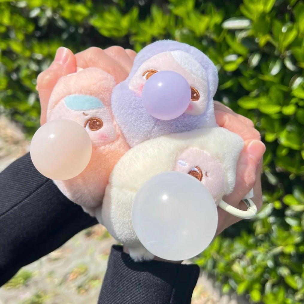 快速預購 ✅ Pucky 豆子冒泡 毛絨掛件 確認款 泡泡瑪特 盲盒 公仔 吐泡泡 手辦 popmart 娃娃 畢奇