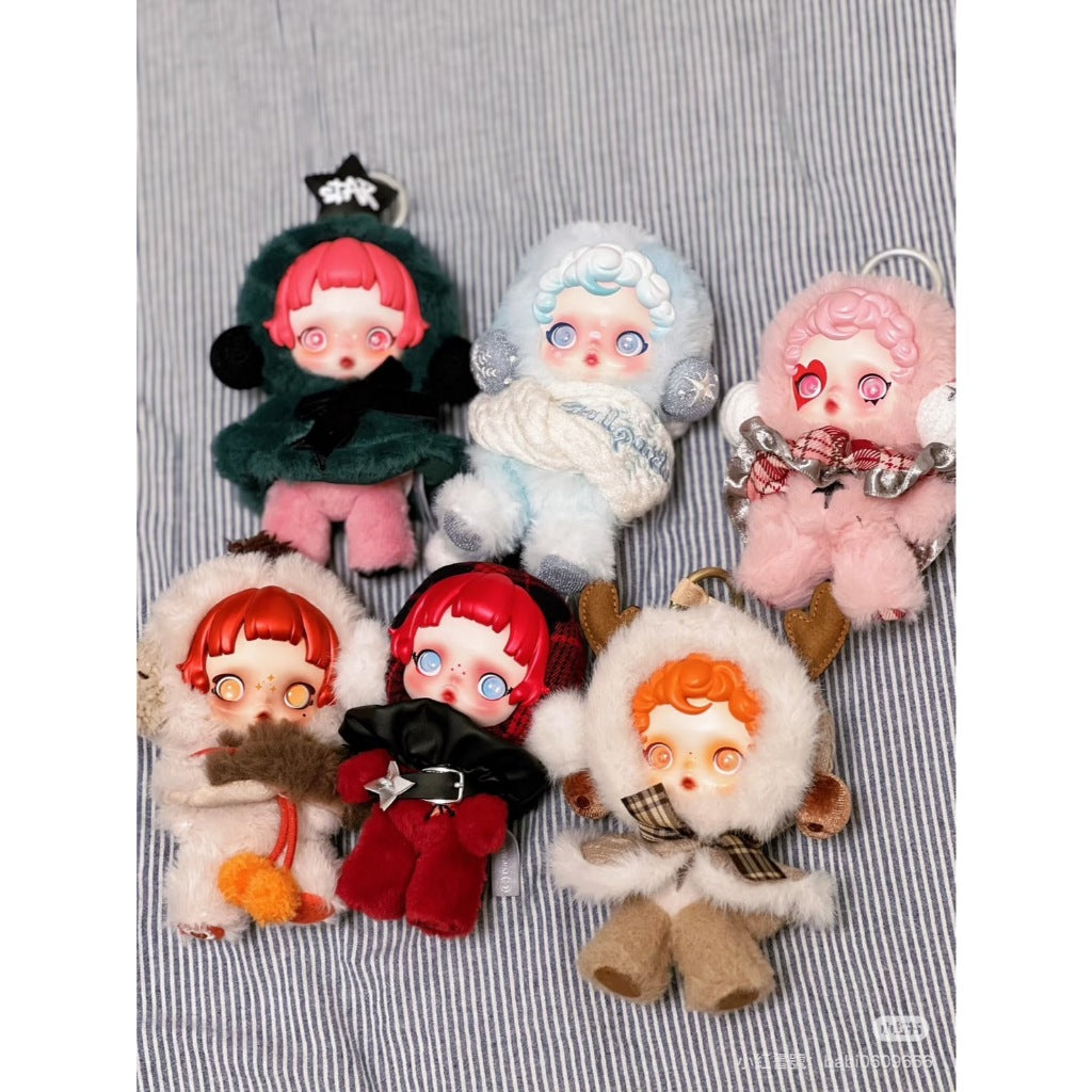 快速預購🔥 Skullpanda 冬季樂章 毛絨搪膠掛件 泡泡瑪特 popmart 吊卡 禮物 娃娃 吊飾 冬日樂章