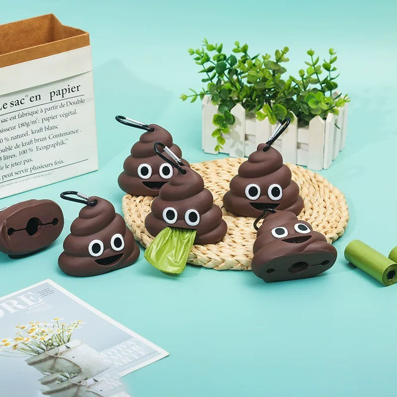 現貨秒發🔥 溜寵神器 便便掛件 掛飾 吊飾 垃圾袋分配器 寵物便袋 大便拾便盒 神奇小物 療癒小物 收拾大便 清理大便