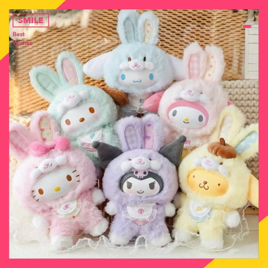 快速預購 🔥 三麗鷗 精靈兔寶寶 搪膠掛件 確認款 盲盒 掛件 TOPTOY  公仔 毛絨公仔 吊飾 大耳狗 庫洛米