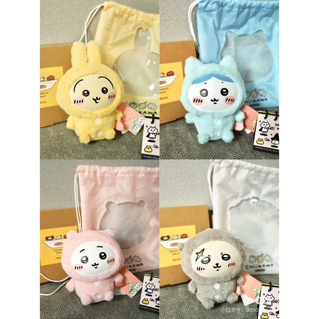 快速預購🔥 Miniso 吉伊卡哇 束口袋 睡衣搪膠 確認款 名創優品 烏薩奇 小八 變臉 chiikawa 毛絨公仔