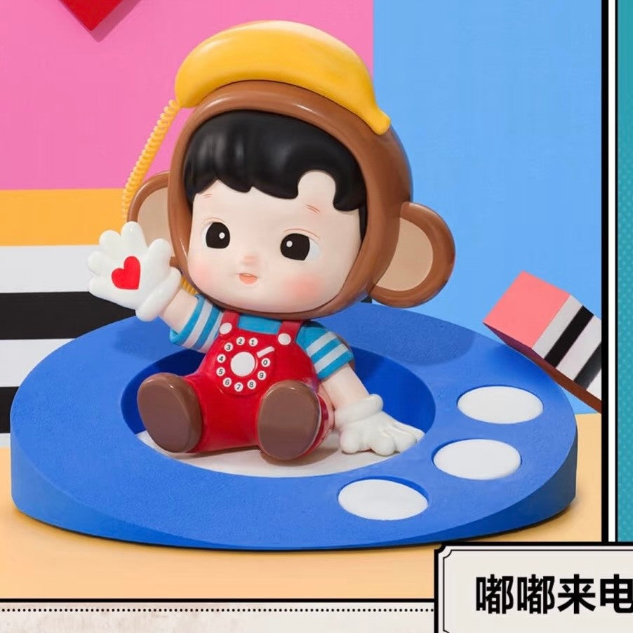 快速預購🔥 Hacipupu 轉轉時光機 確認款 泡泡瑪特 公仔 popmart  營業小哈 隱藏 大熊和小熊 豬豬旅行