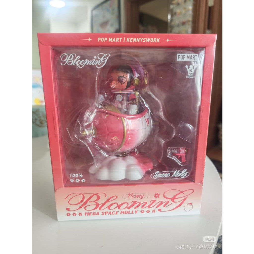 快速預購 ✅ Molly 綻放 100% 牡丹 吊卡 中國限定 泡泡瑪特 MEGA SPACE 100% 確認款 宇航員