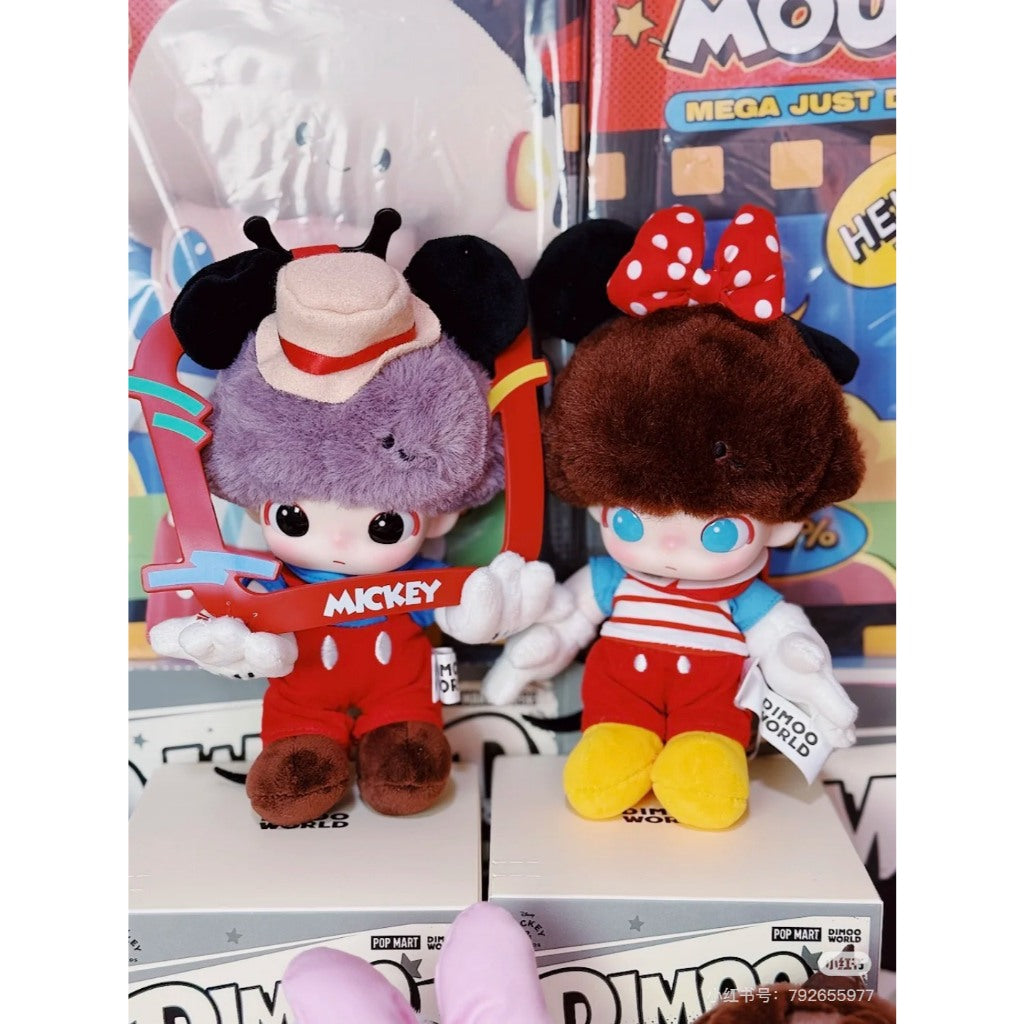 快速預購🔥 Dimoo 迪士尼搪膠聯名 確認款 盲盒 泡泡瑪特 公仔 popmart 奇奇和蒂蒂 米妮的氣球 毛絨娃娃