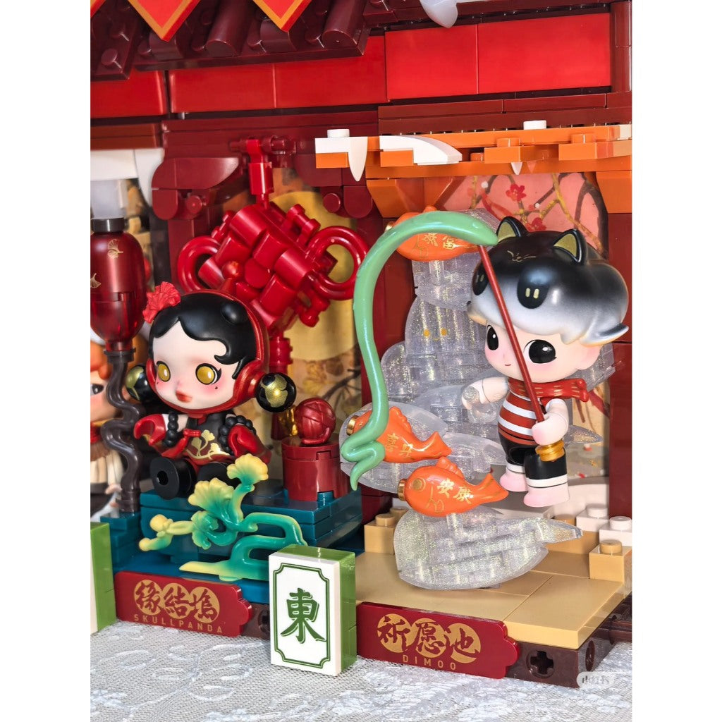 快速預購🔥 金蛇賀歲 新年好牌 確認款 哭娃 dimoo skullpanda 小野 泡泡瑪特 公仔  popmart