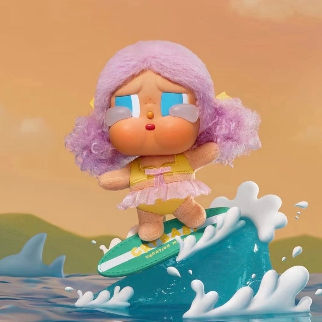 快速預購🔥 哭娃 假日信號 Vacation mode on 戀夏一族 毛絨搪膠掛件 泡泡瑪特 公仔 CRY BABY