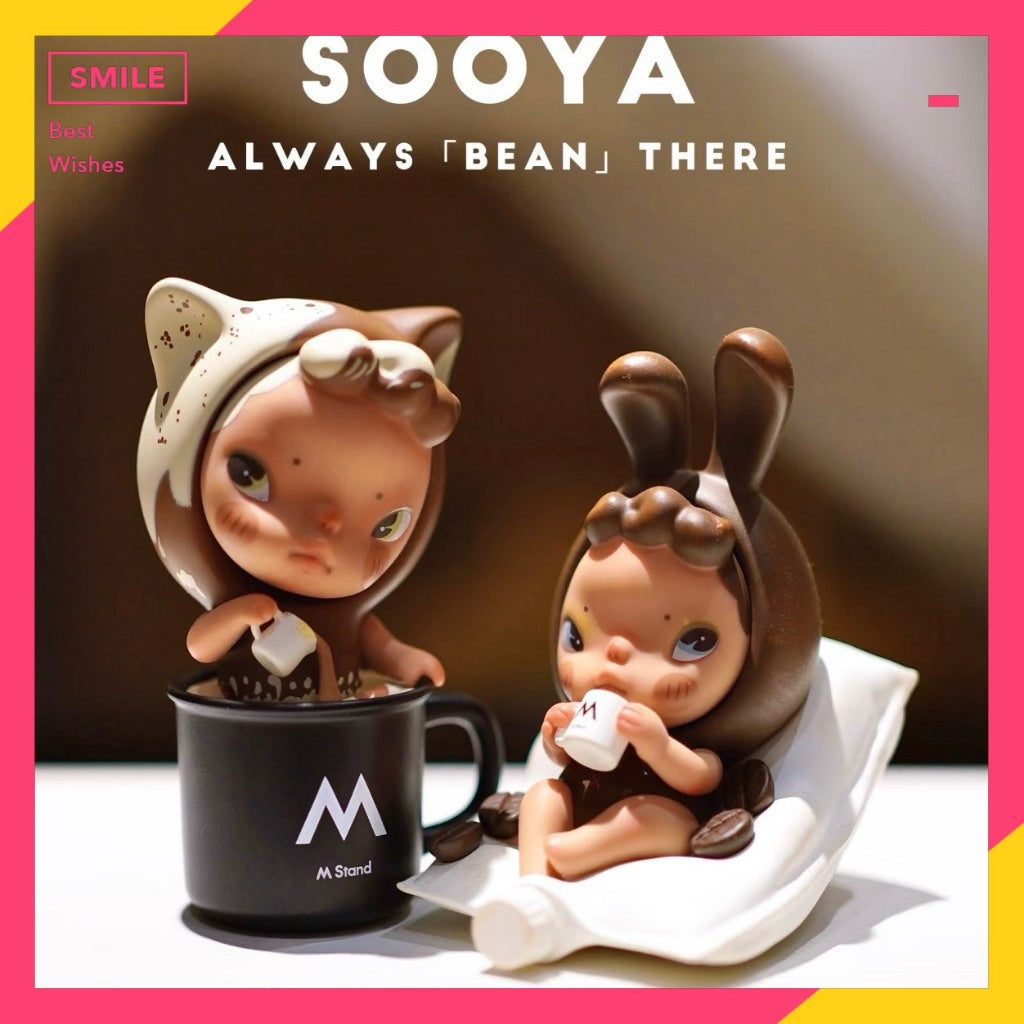 快速預購⚡ Sooya x M stand 聯名盲盒 coffee 確認款 咖啡 聯名 公仔 Ban 隱藏 拿鐵 咖啡豆