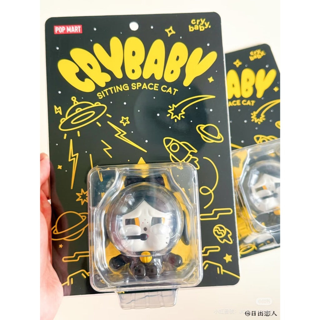 快速預購🔥 哭娃 宇航貓 吊卡 宇航員 crybaby 確認款 泡泡瑪特 公仔 popmart 太空貓 手辦