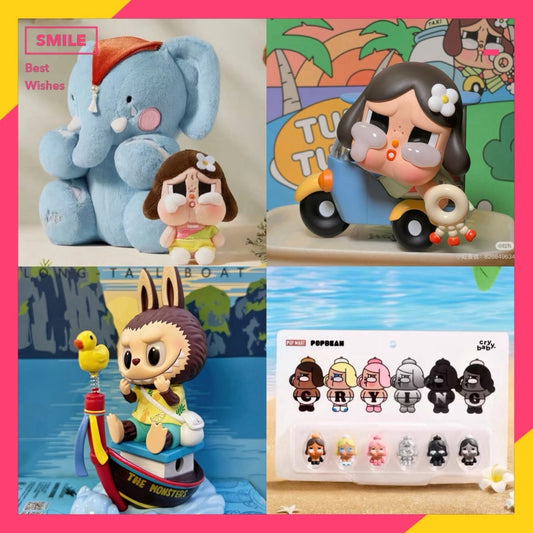 快速預購🔥 泰國限定 吊卡 周邊 Labubu 哭娃 嘟嘟車 長尾船 萌粒 確認款 泡泡瑪特 公仔 popmart 隱藏