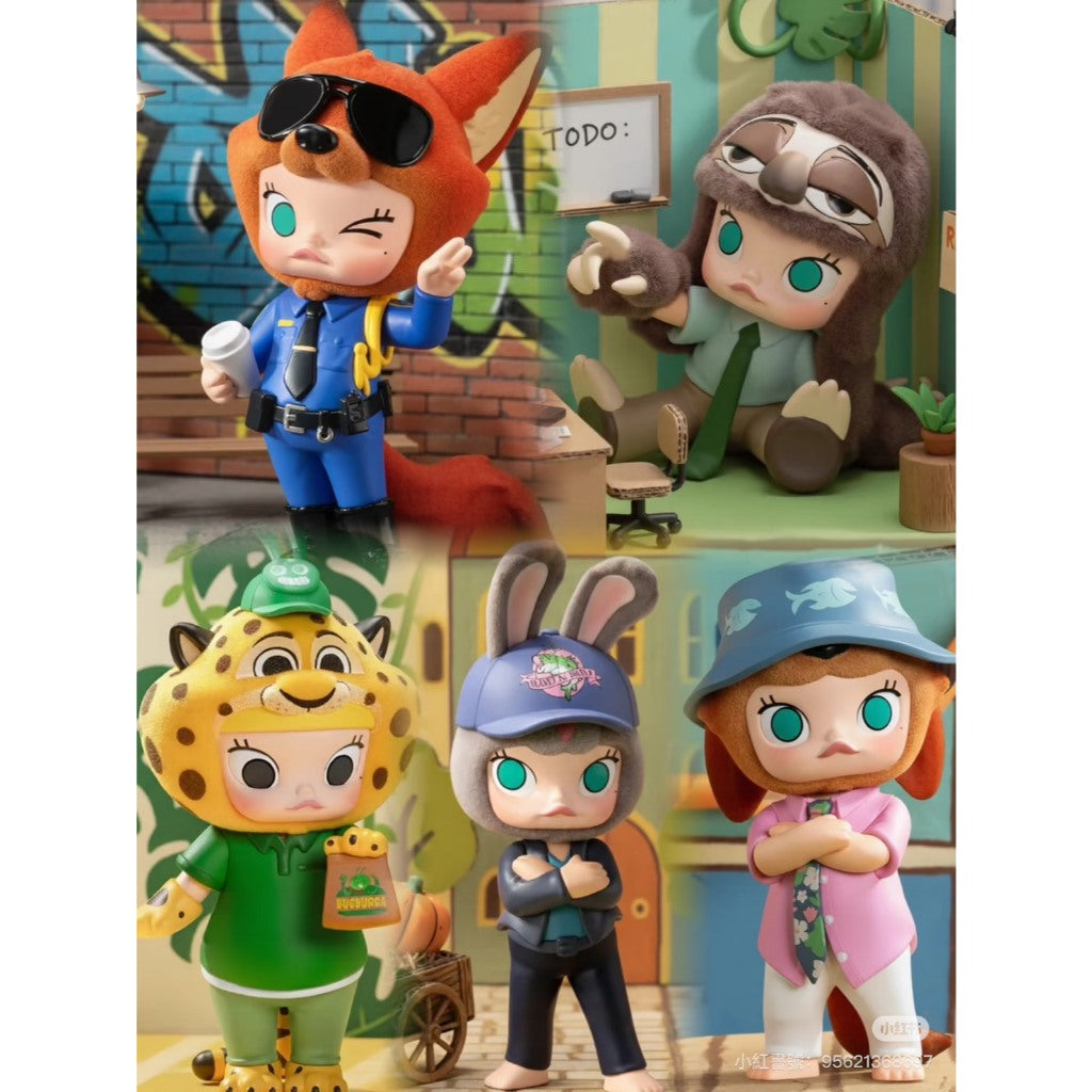 快速預購⚡ Molly 瘋狂動物城2 確認款 手辦 泡泡瑪特 popmart 公仔 盲盒 隱藏 動物方城市 朱迪 尼克