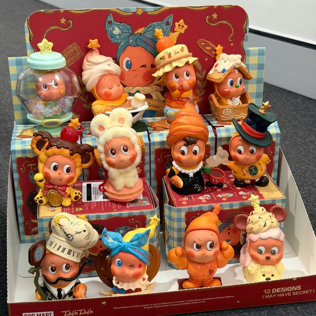 快速預購⚡ 星星人 美味時刻 確認款 泡泡瑪特 popmart 公仔 盲盒 隱藏 盲盒 抹茶奶油雪 招吉布丁 強壯麵包