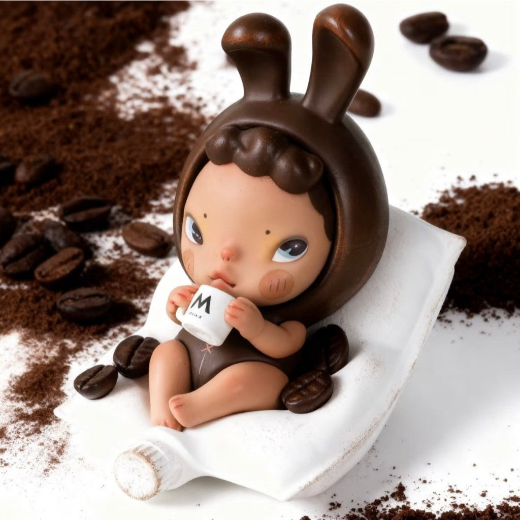 快速預購⚡ Sooya x M stand 聯名盲盒 coffee 確認款 咖啡 聯名 公仔 Ban 隱藏 拿鐵 咖啡豆