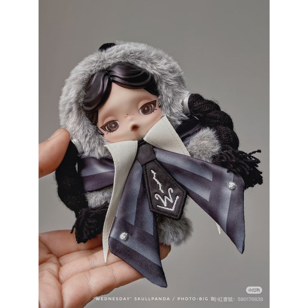 快速預購🔥 Skullpanda 星期三 毛絨搪膠掛件 奈弗莫爾學院校服版 泡泡瑪特 popmart 娃娃 吊飾 吊卡