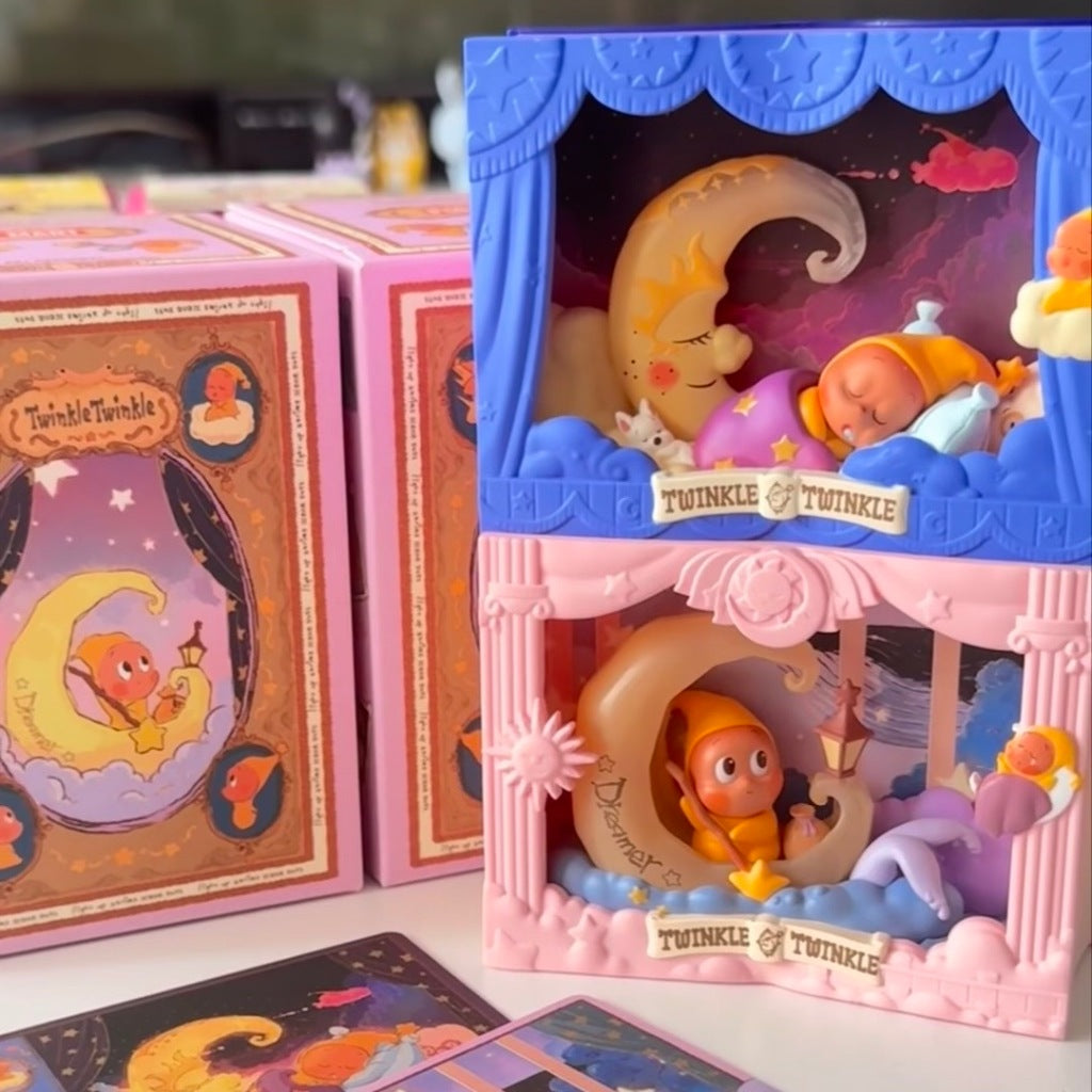 快速預購🔥 星星人 點亮系列場景 確認款 盲盒 泡泡瑪特 公仔 popmart 隱藏 新的旅途 星願池 發光手辦 點亮