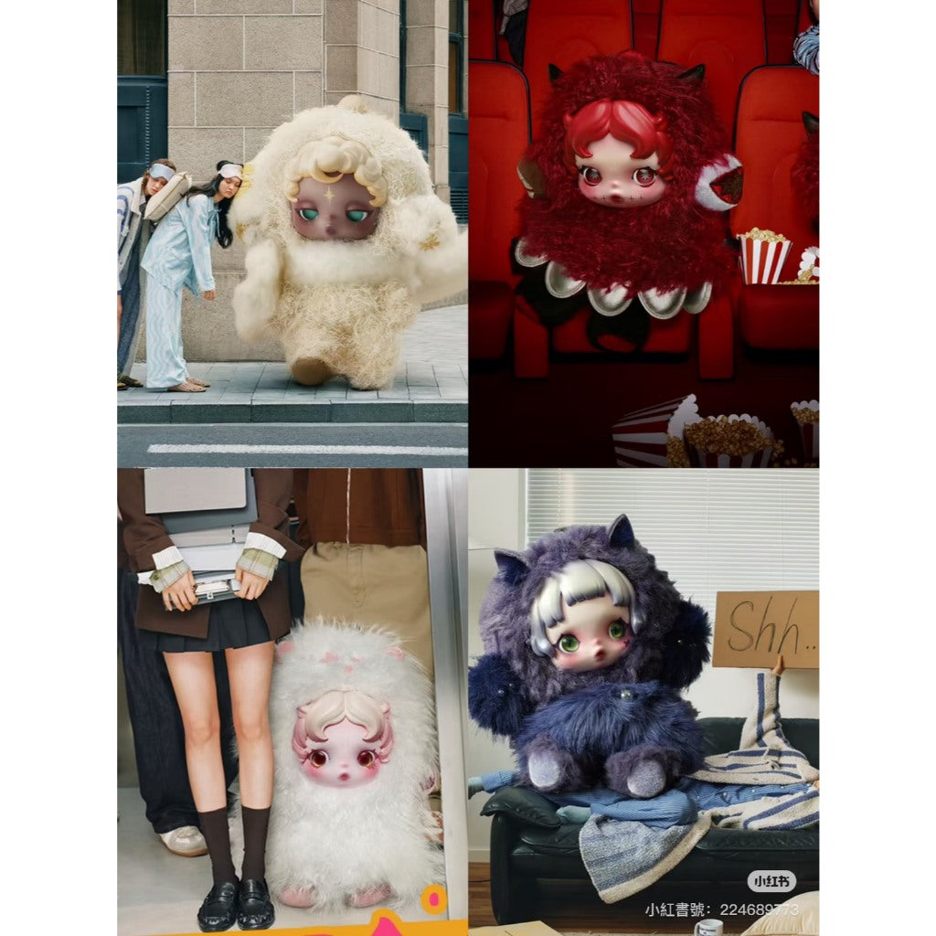 快速預購🔥 Skullpanda 不眠劇場 毛絨搪膠掛件 泡泡瑪特 popmart 確認款 娃娃 吊飾 隱藏 伴夢騎士