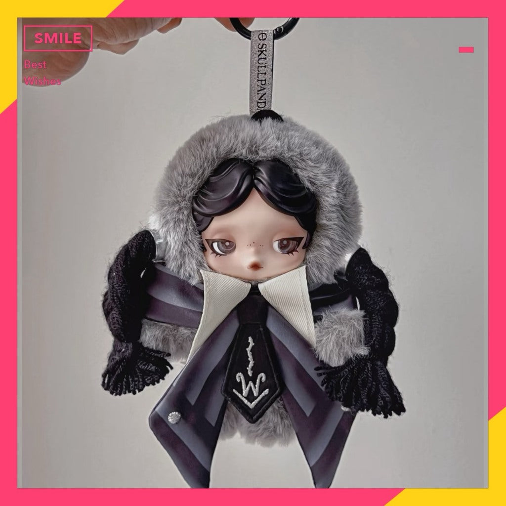 快速預購🔥 Skullpanda 星期三 毛絨搪膠掛件 奈弗莫爾學院校服版 泡泡瑪特 popmart 娃娃 吊飾 吊卡