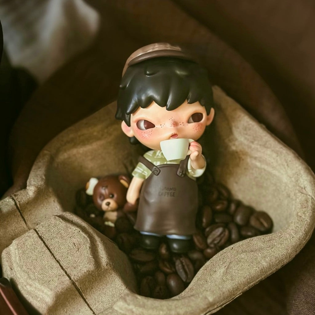 快速預購 ✅ 小野 咖啡 吊卡 咖啡師 大娃 手辦 泡泡瑪特 popmart 公仔 Hirono 上海限定