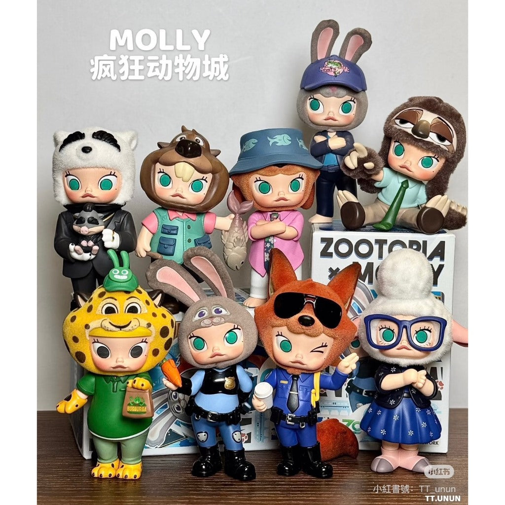 快速預購⚡ Molly 瘋狂動物城2 確認款 手辦 泡泡瑪特 popmart 公仔 盲盒 隱藏 動物方城市 朱迪 尼克