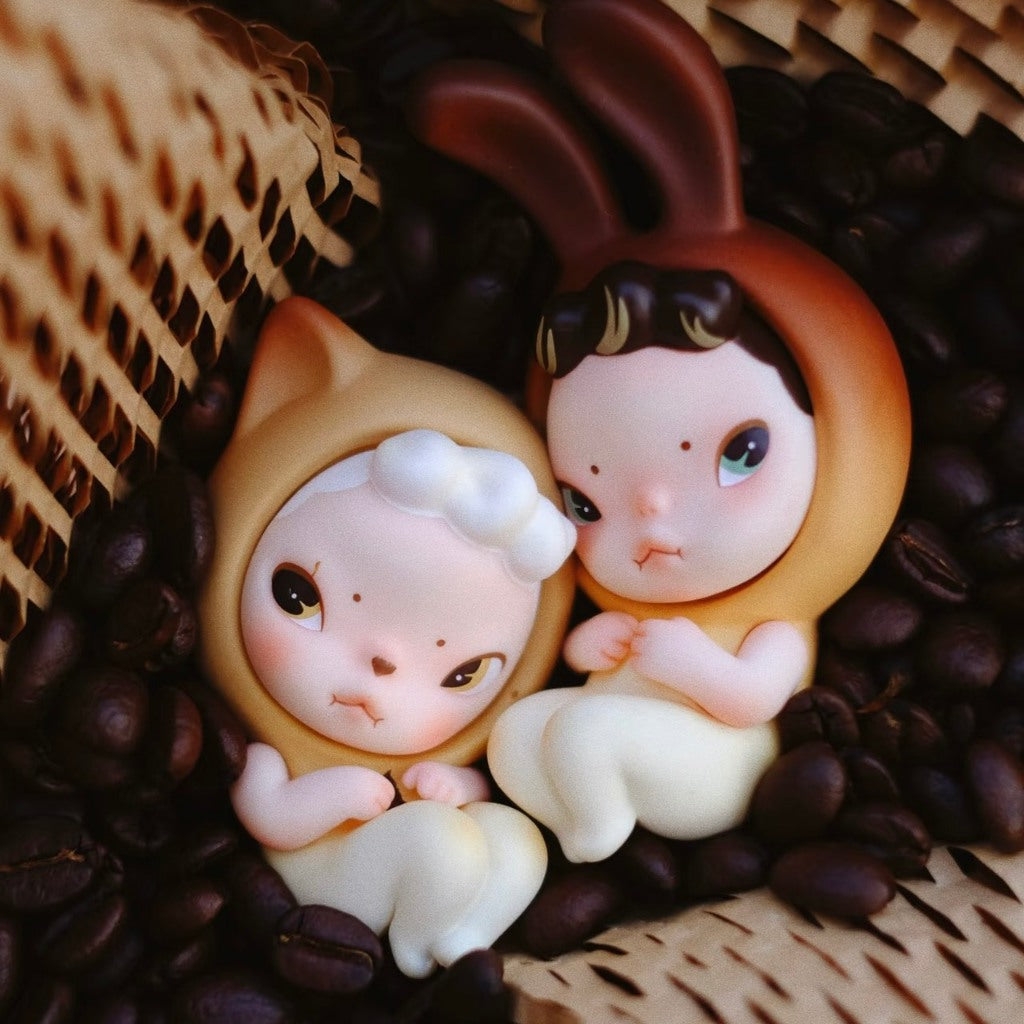 快速預購⚡ Sooya x M stand 聯名盲盒 coffee 確認款 咖啡 聯名 公仔 Ban 隱藏 拿鐵 咖啡豆