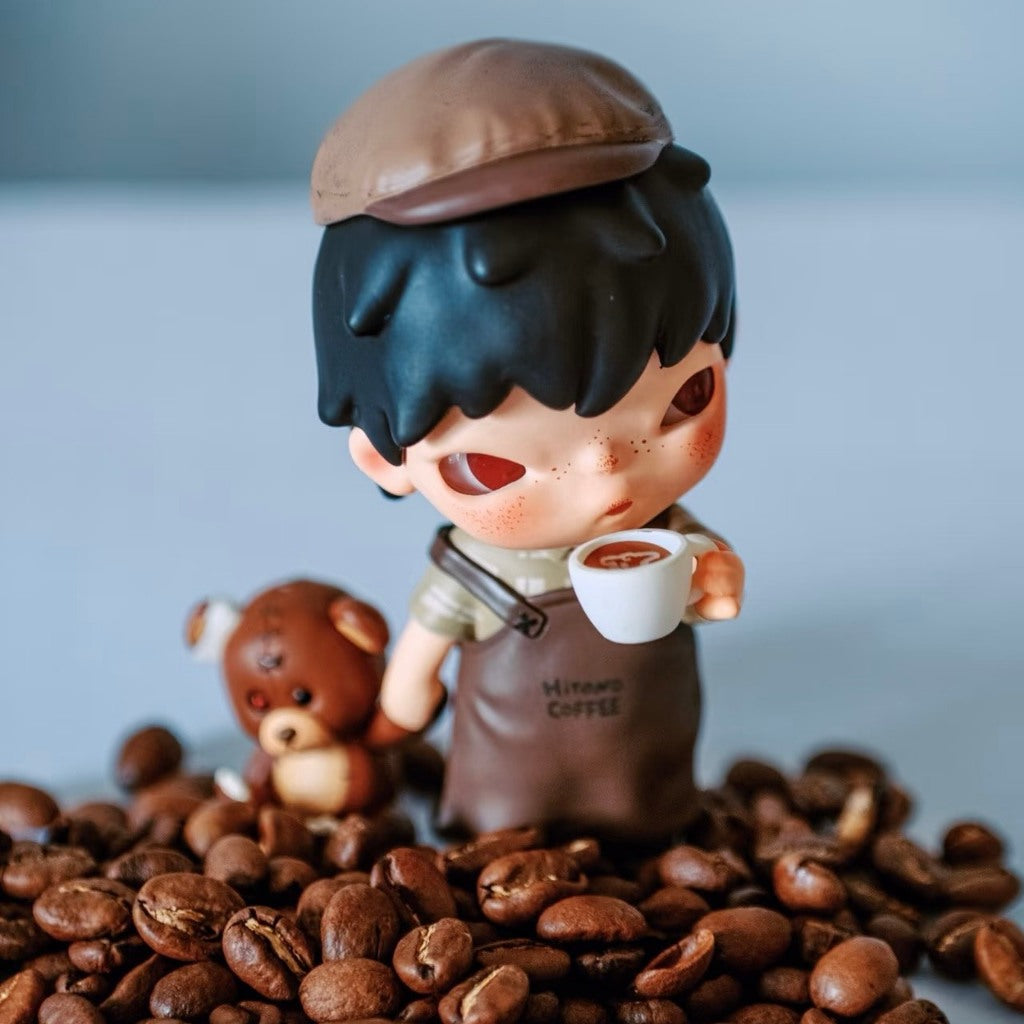 快速預購 ✅ 小野 咖啡 吊卡 咖啡師 大娃 手辦 泡泡瑪特 popmart 公仔 Hirono 上海限定