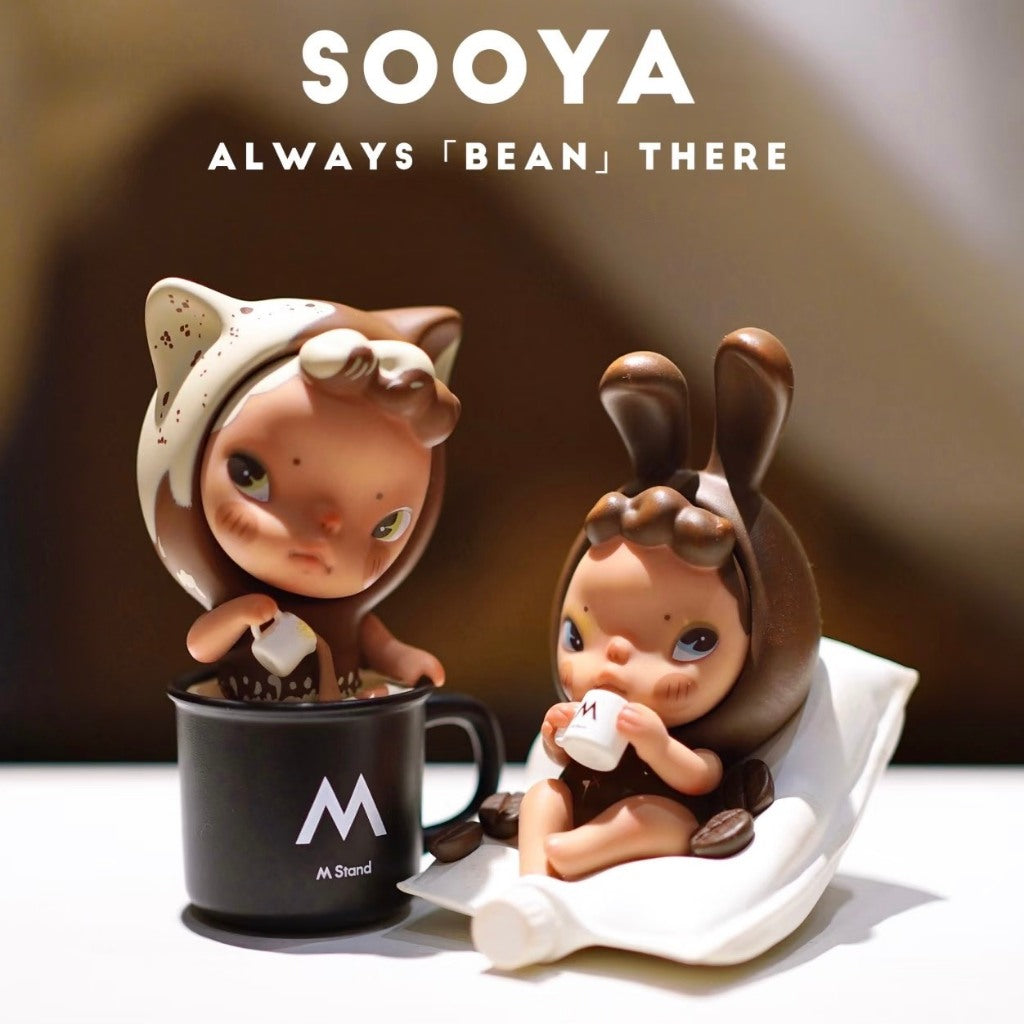 快速預購⚡ Sooya x M stand 聯名盲盒 coffee 確認款 咖啡 聯名 公仔 Ban 隱藏 拿鐵 咖啡豆