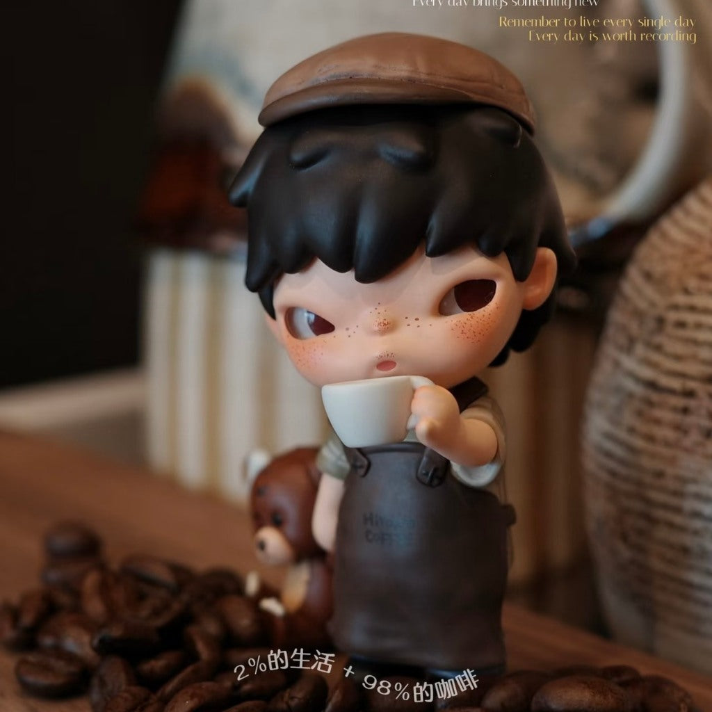 快速預購 ✅ 小野 咖啡 吊卡 咖啡師 大娃 手辦 泡泡瑪特 popmart 公仔 Hirono 上海限定