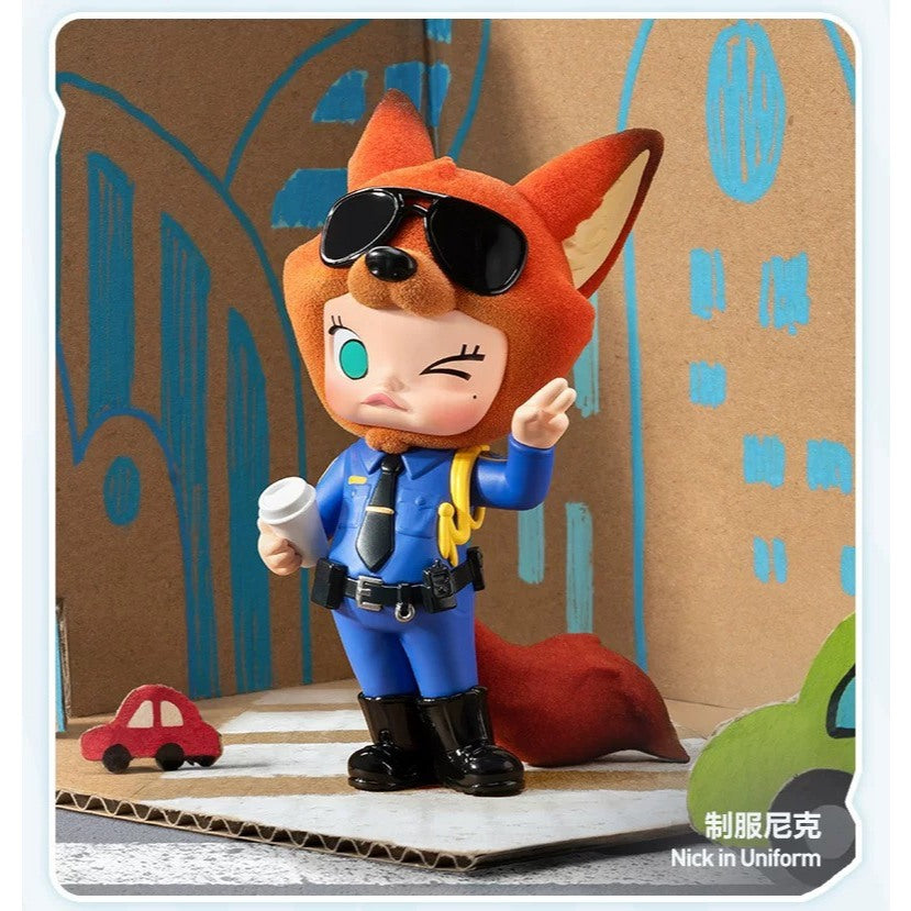 快速預購⚡ Molly 瘋狂動物城2 確認款 手辦 泡泡瑪特 popmart 公仔 盲盒 隱藏 動物方城市 朱迪 尼克