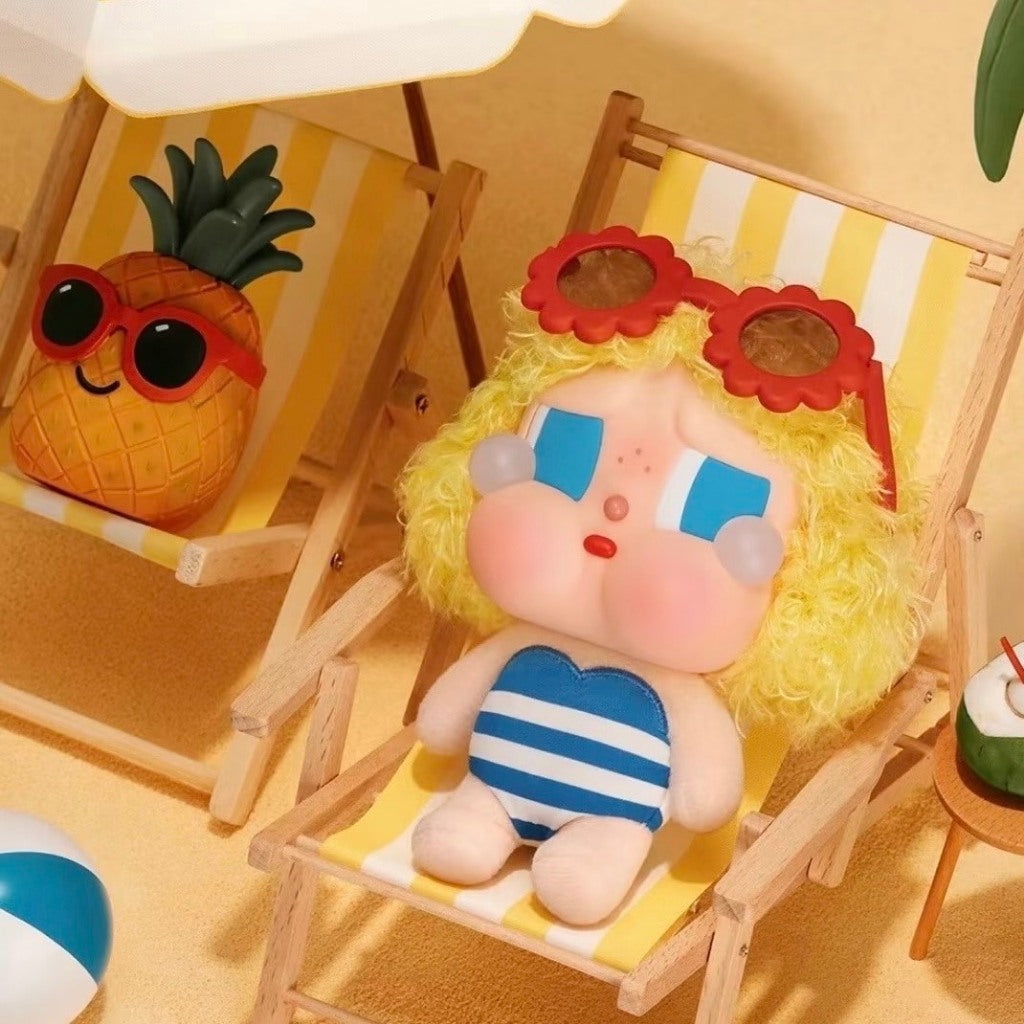 快速預購🔥 哭娃 假日信號 Vacation mode on 戀夏一族 毛絨搪膠掛件 泡泡瑪特 公仔 CRY BABY