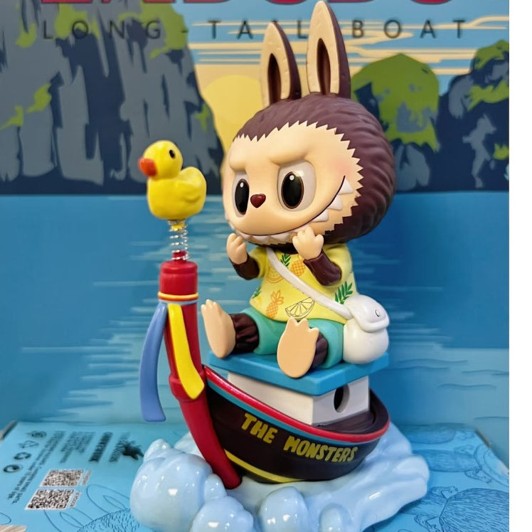 快速預購🔥 泰國限定 吊卡 周邊 Labubu 哭娃 嘟嘟車 長尾船 萌粒 確認款 泡泡瑪特 公仔 popmart 隱藏