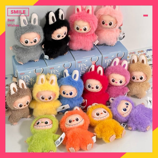 快速預購🔥 Labubu 搪膠毛絨掛件 心底密碼 確認款 盲盒 泡泡瑪特 英文字母 popmart 隱藏 吊飾 毛絨娃娃
