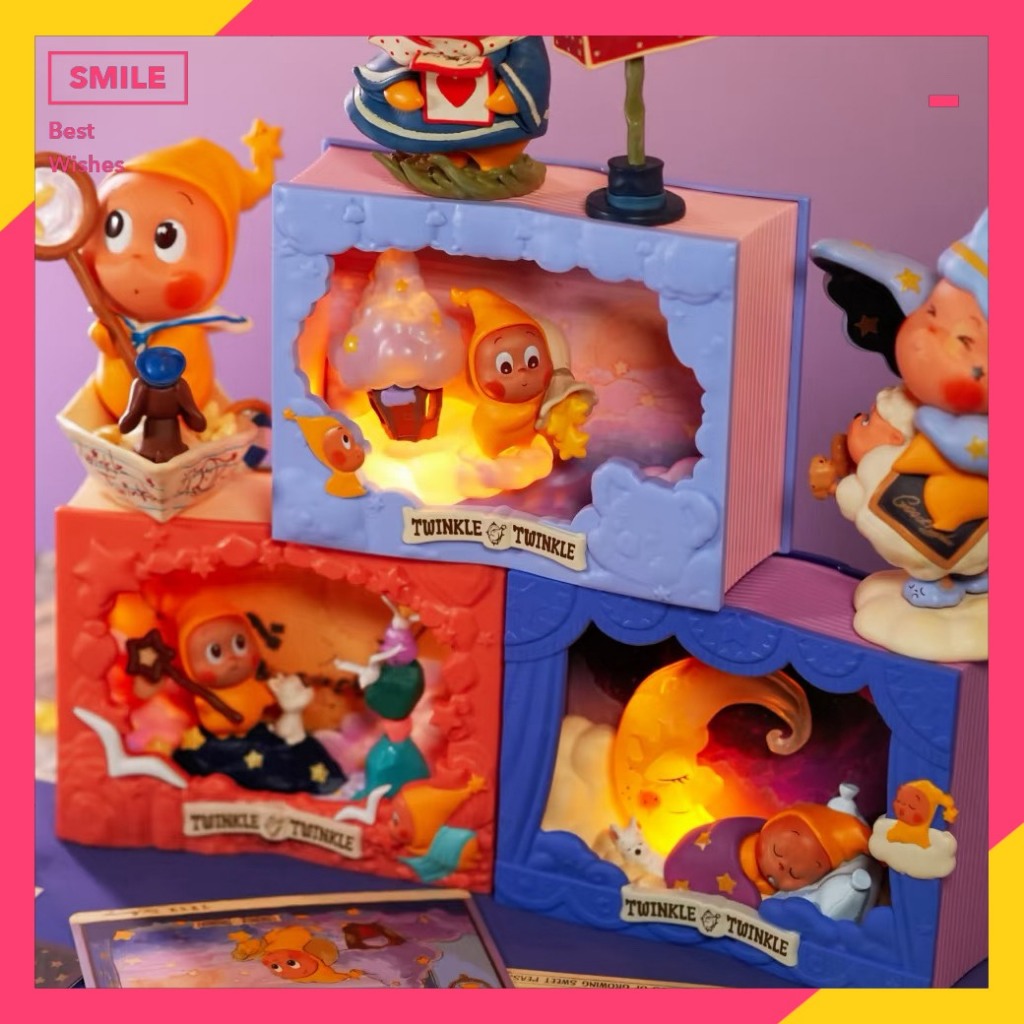 快速預購🔥 星星人 點亮系列場景 確認款 盲盒 泡泡瑪特 公仔 popmart 隱藏 新的旅途 星願池 發光手辦 點亮