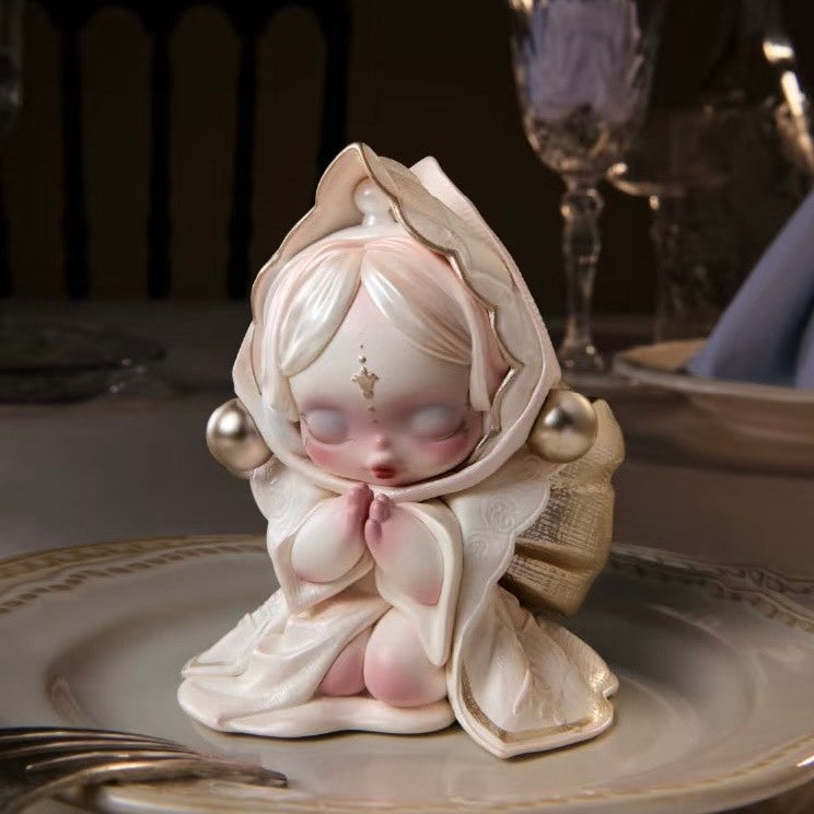 快速預購🔥 Skullpanda 餐桌系列 確認款 泡泡瑪特 popmart 隱藏 公仔 擺件 盛宴 餐巾的默守 SP