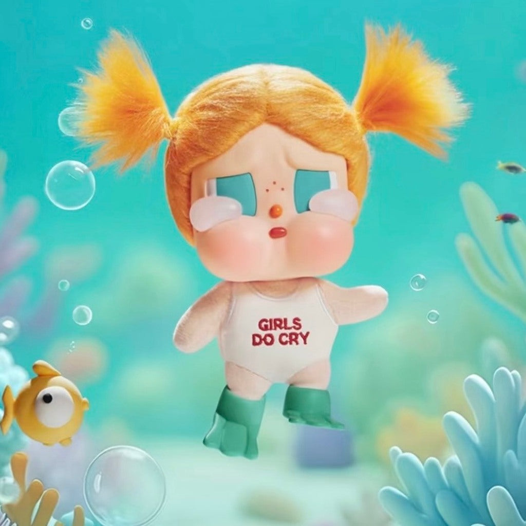 快速預購🔥 哭娃 假日信號 Vacation mode on 戀夏一族 毛絨搪膠掛件 泡泡瑪特 公仔 CRY BABY