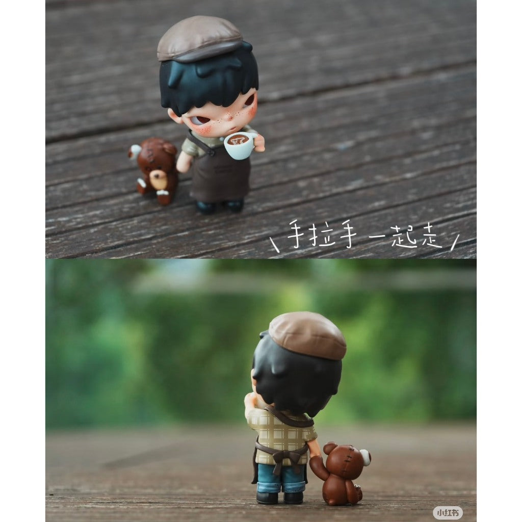 快速預購 ✅ 小野 咖啡 吊卡 咖啡師 大娃 手辦 泡泡瑪特 popmart 公仔 Hirono 上海限定