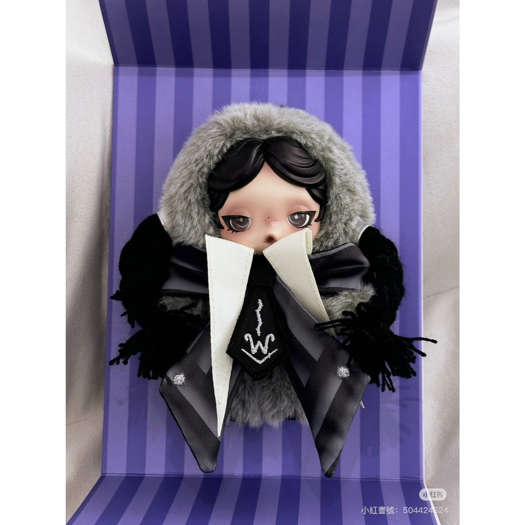 快速預購🔥 Skullpanda 星期三 毛絨搪膠掛件 奈弗莫爾學院校服版 泡泡瑪特 popmart 娃娃 吊飾 吊卡