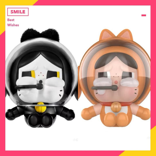 快速預購🔥 哭娃 宇航貓 吊卡 宇航員 crybaby 確認款 泡泡瑪特 公仔 popmart 太空貓 手辦