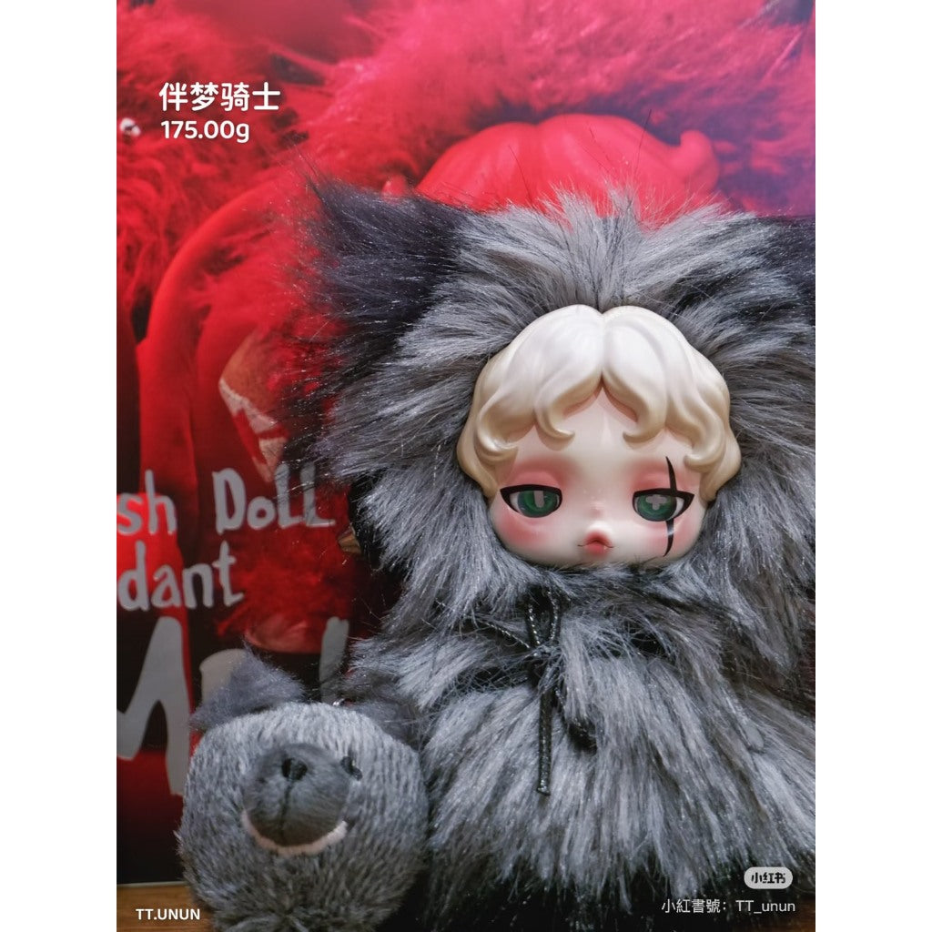 快速預購🔥 Skullpanda 不眠劇場 毛絨搪膠掛件 泡泡瑪特 popmart 確認款 娃娃 吊飾 隱藏 伴夢騎士