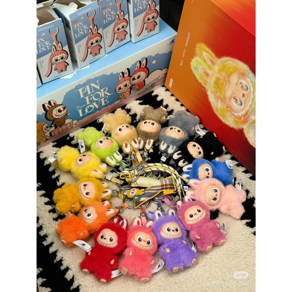 快速預購🔥 Labubu 搪膠毛絨掛件 心底密碼 確認款 盲盒 泡泡瑪特 英文字母 popmart 隱藏 吊飾 毛絨娃娃