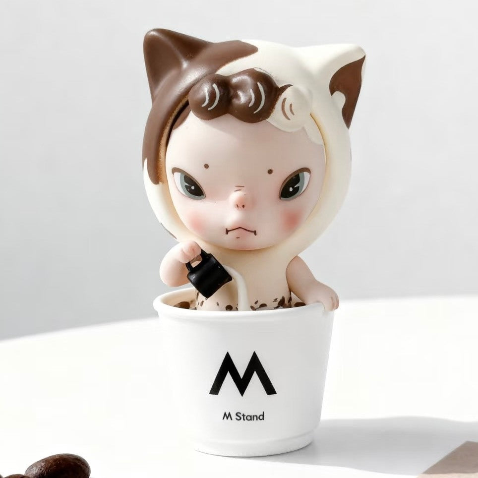 快速預購⚡ Sooya x M stand 聯名盲盒 coffee 確認款 咖啡 聯名 公仔 Ban 隱藏 拿鐵 咖啡豆