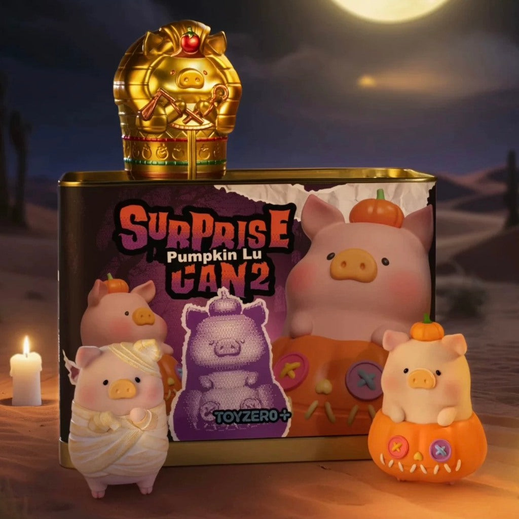 快速預購 📣 Lulu豬 驚喜滿罐 一代二代 驚嚇古墓 古堡 黑白無常 公仔 木乃伊 52toys 萬聖節 殭屍 幽靈