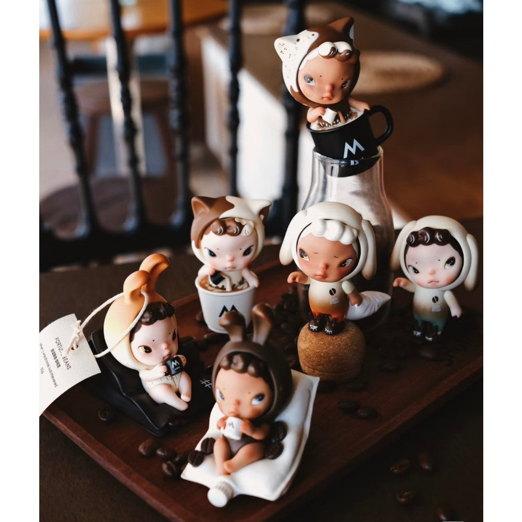 快速預購⚡ Sooya x M stand 聯名盲盒 coffee 確認款 咖啡 聯名 公仔 Ban 隱藏 拿鐵 咖啡豆