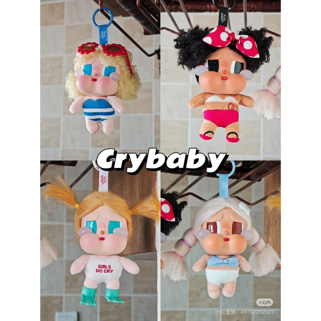 快速預購🔥 哭娃 假日信號 Vacation mode on 戀夏一族 毛絨搪膠掛件 泡泡瑪特 公仔 CRY BABY